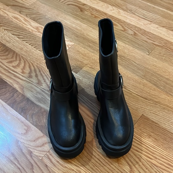 Anthropologie x Maeve Moto Boots Size 39EU or 8 US NWT - Picture 6 of 15